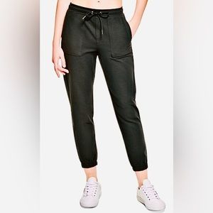 CALVIN KLEIN PERFORMANCE- Wms Black Joggers (French Terry Knit w/ Mesh) RN#54163